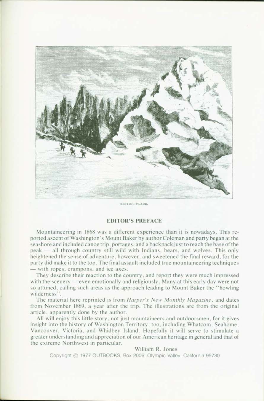 MOUNTAINEERING ON THE PACIFIC IN 1868. vist0014a